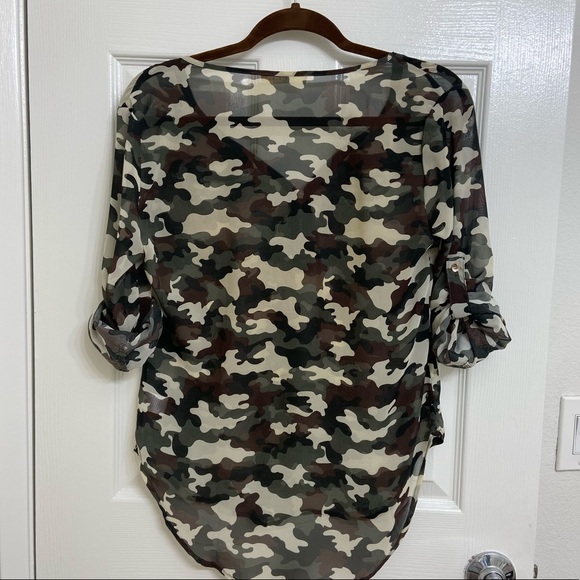 Camo Blouse - Picture 4 of 5